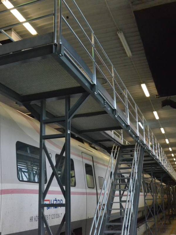 Izrada idejnog, glavnog i izvedbenog projekta te Stučnog nadzora čelične platforme za servis vlakova u hali na Glavnom kolodvoru u Zagrebu