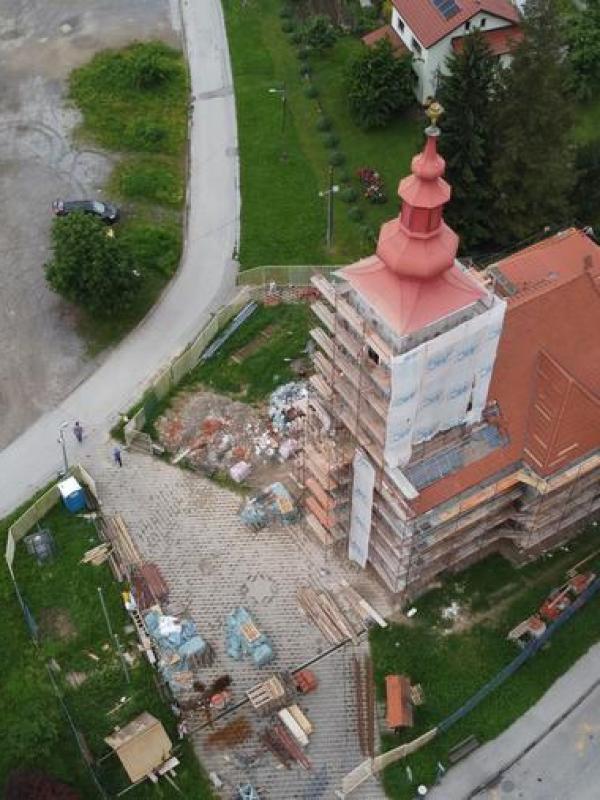 Tehničko savjetovanje i Koordinator zaštite na radu I i II pri radovima konstrukcijske obnove crkve sv. Franje Ksaverskog u Vugrovcu