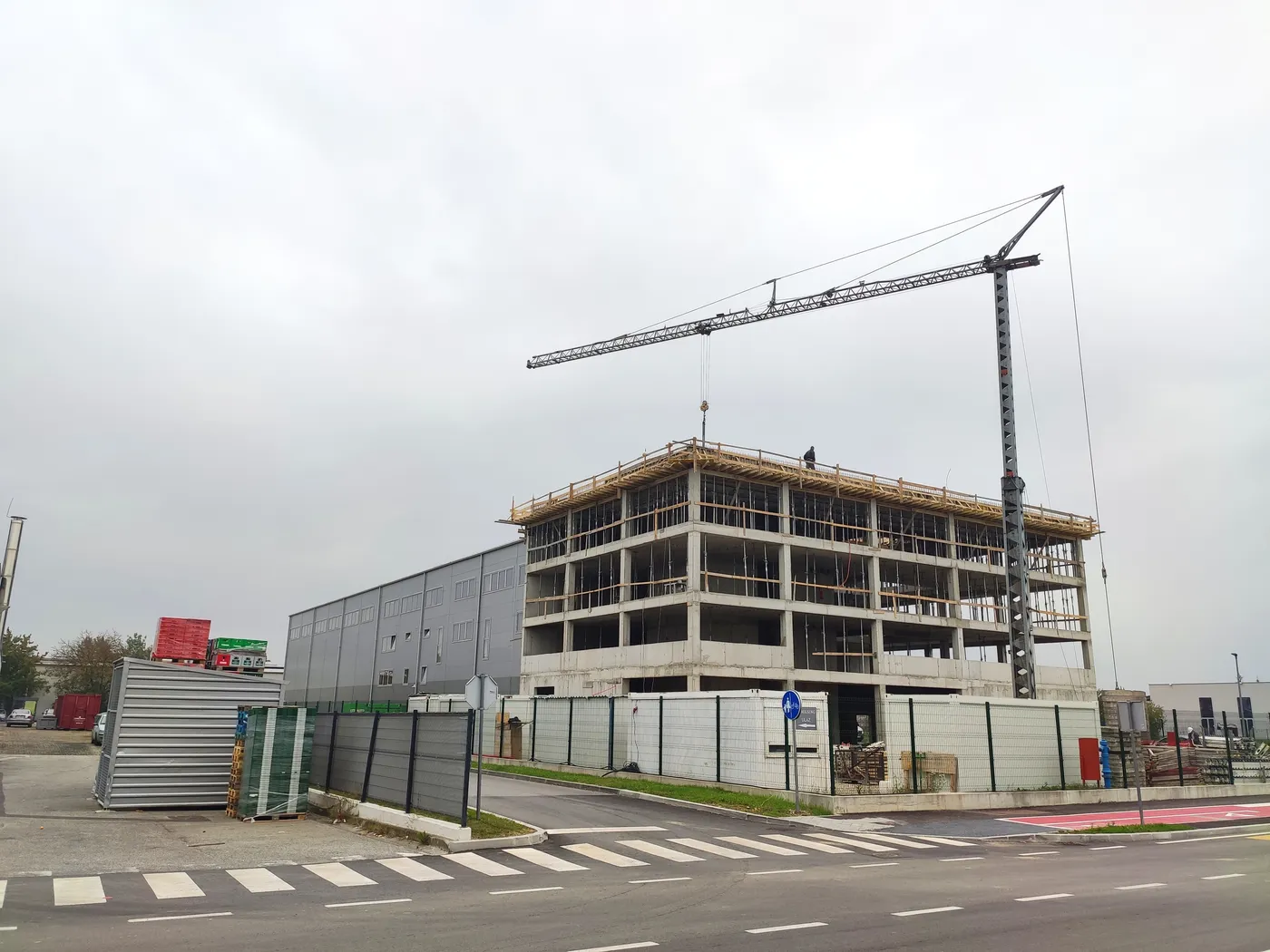 Gradilište dilatacije 2 proizvodno-poslovne zgrade Milsing, Velika Gorica