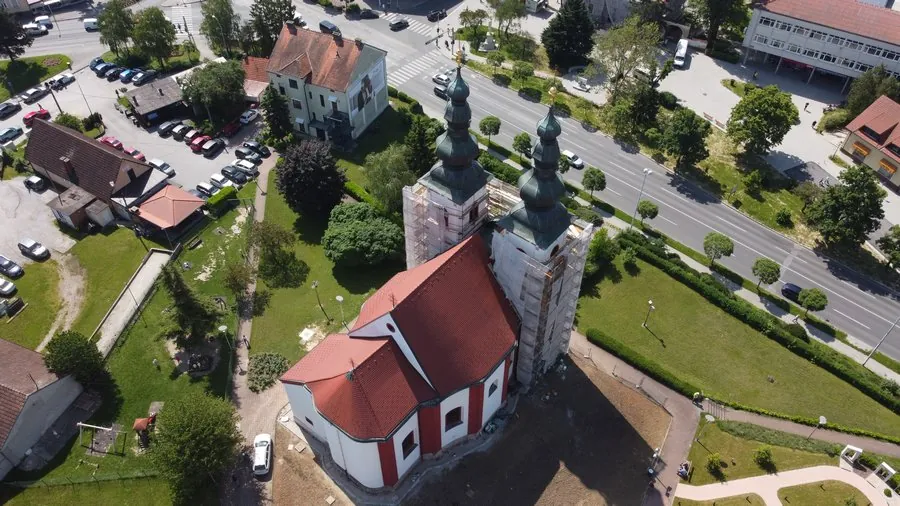 Tehničko savjetovanje i zaštita na radu na gradilištima: konstrukcijska obnova crkve Svih Svetih, Sesvete, fotografija 1
