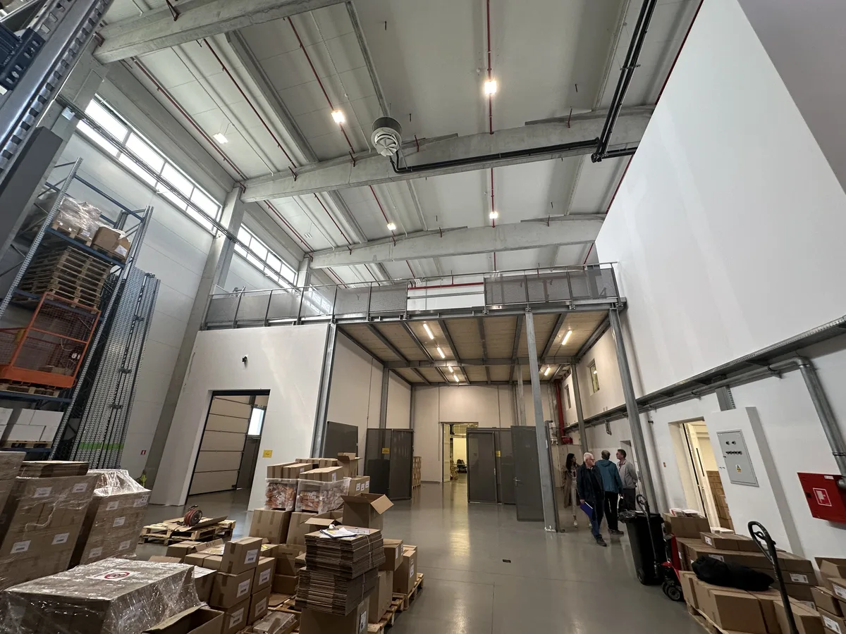 Design and construction supervision: steel mezzanine in the Milsing warehouse, Velika Gorica