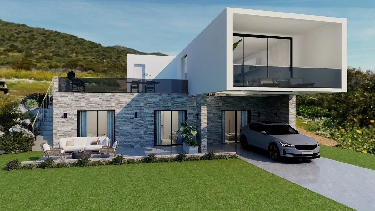 Design and construction supervision: holiday houses in Maslenica