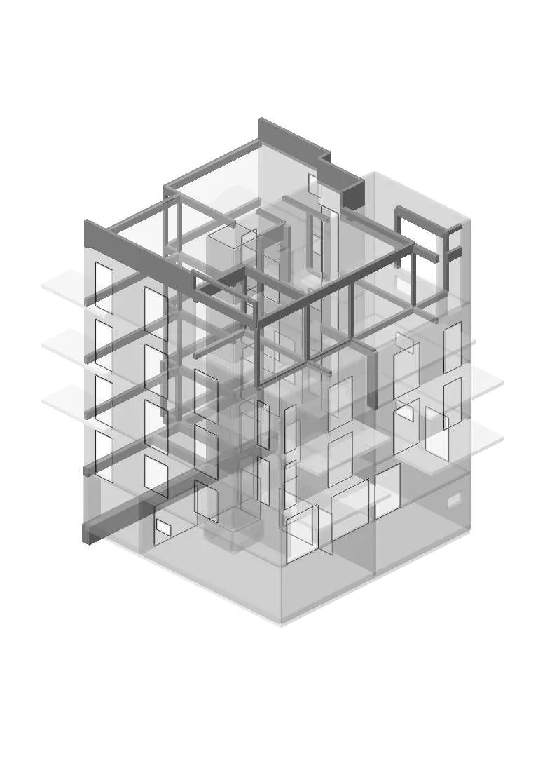Projektiranje: konstrukcija višestambene zgrade, Andraševečka 6, Zagreb, fotografija 2
