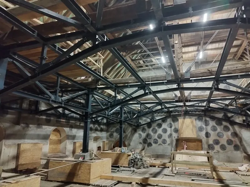 Technical advisory services and site health and safety: seismic retrofit of the Church of the Visitation of the Blessed Virgin Mary, Dolac, Zagreb, photograph 2