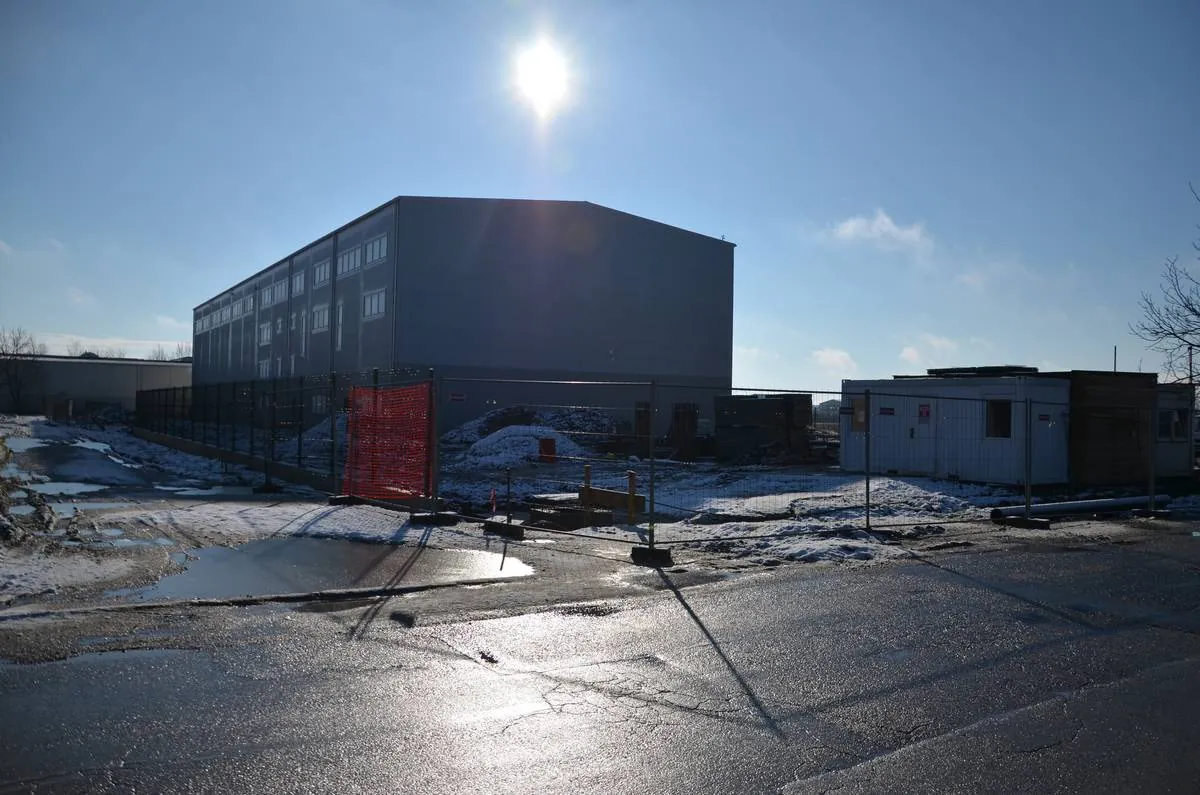 Site health and safety: section 1 of the Milsing production and office building, Velika Gorica, photograph 2